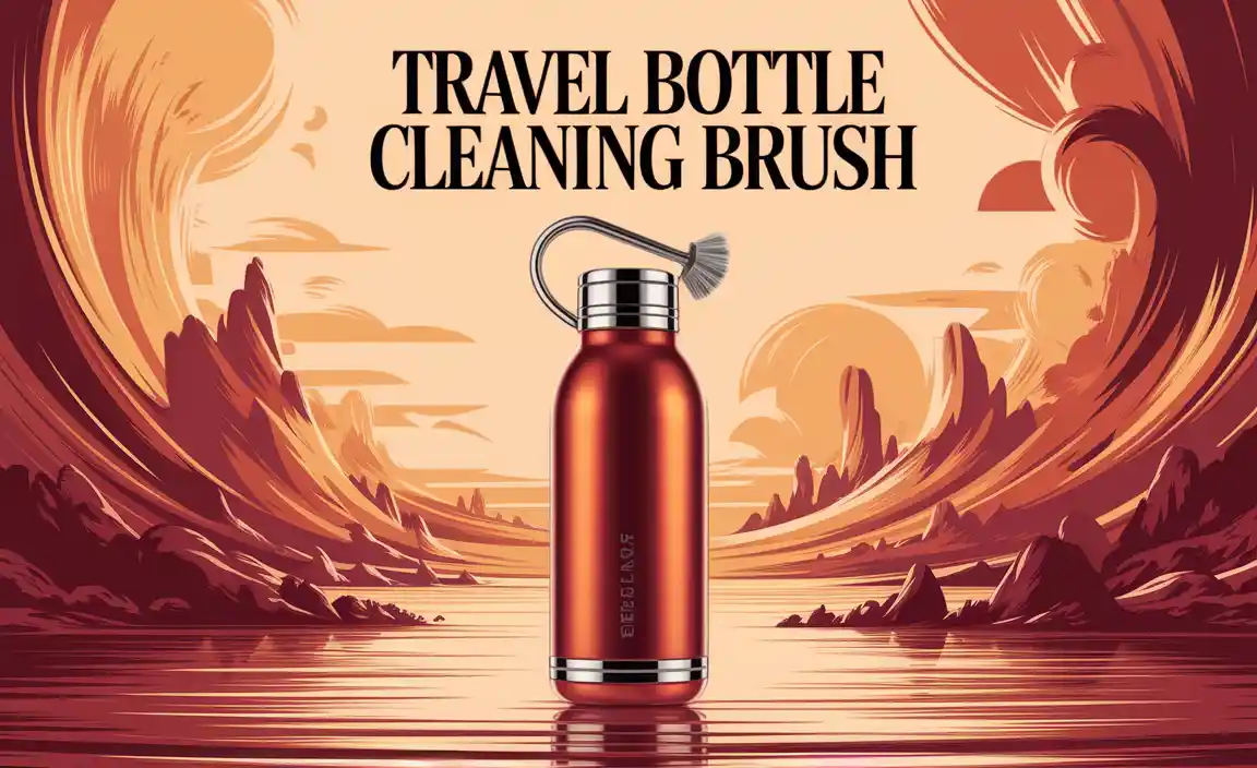 Travel Bottle Cleaning Brush