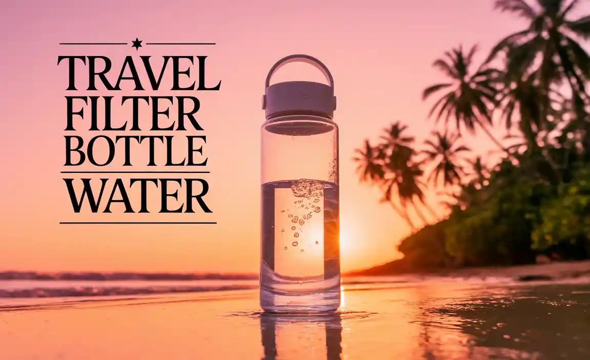 Travel Filter Bottle For Clean Water