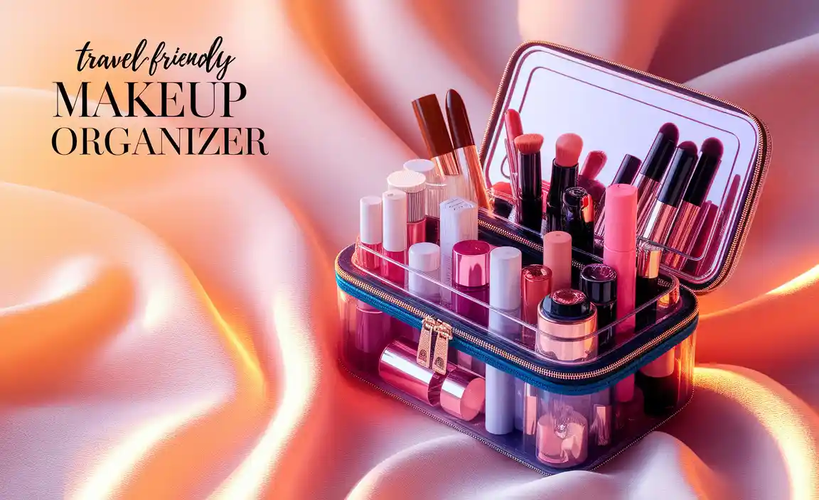 Travel-Friendly Makeup Organizer