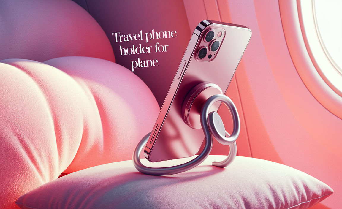 Travel Phone Holder For Plane
