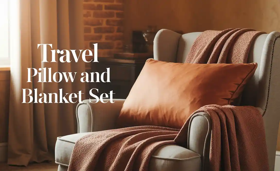 Travel Pillow And Blanket Set