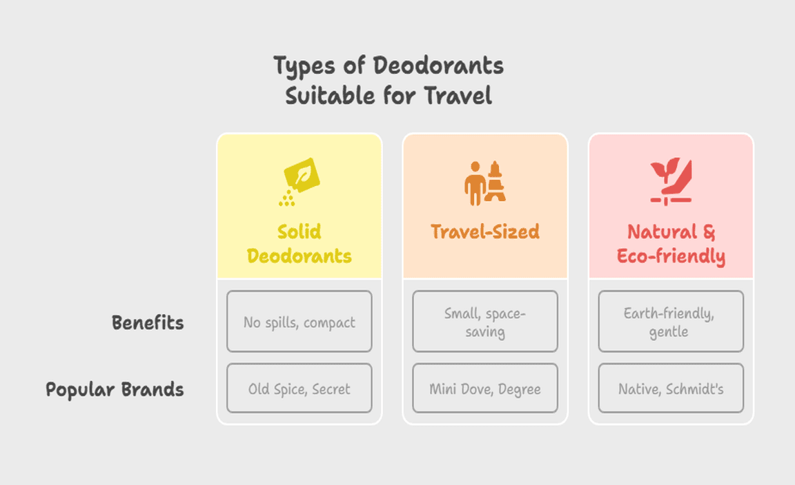Types of Deodorants Suitable for Travel