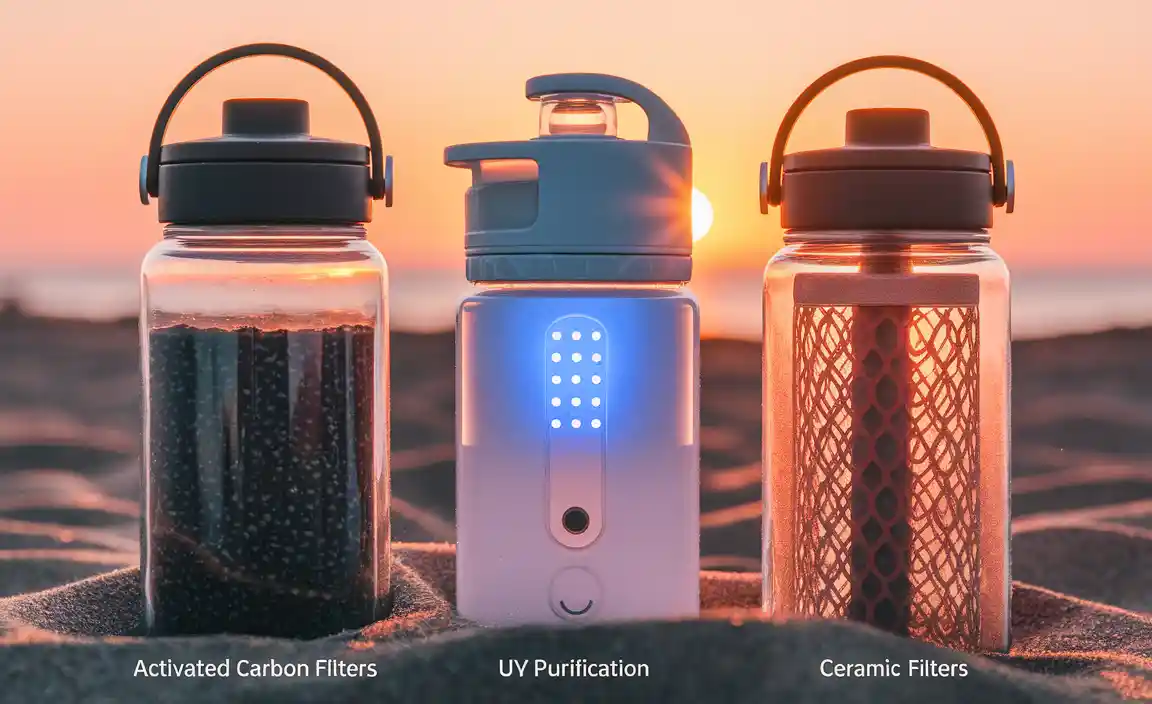 Types of Filter Technologies in Travel Bottles