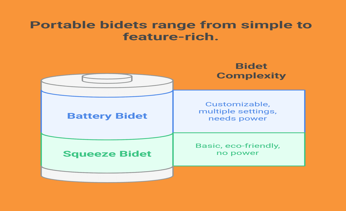 Types of Portable Travel Bidets