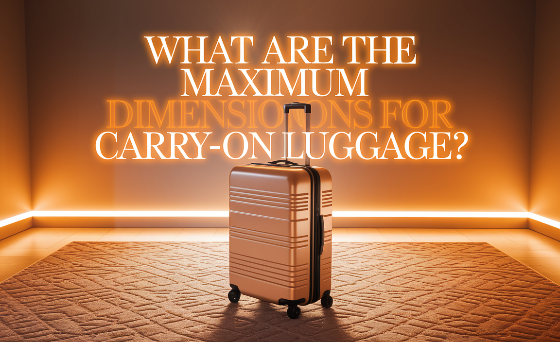What Is The Maximum Dimensions For Carry On Luggage