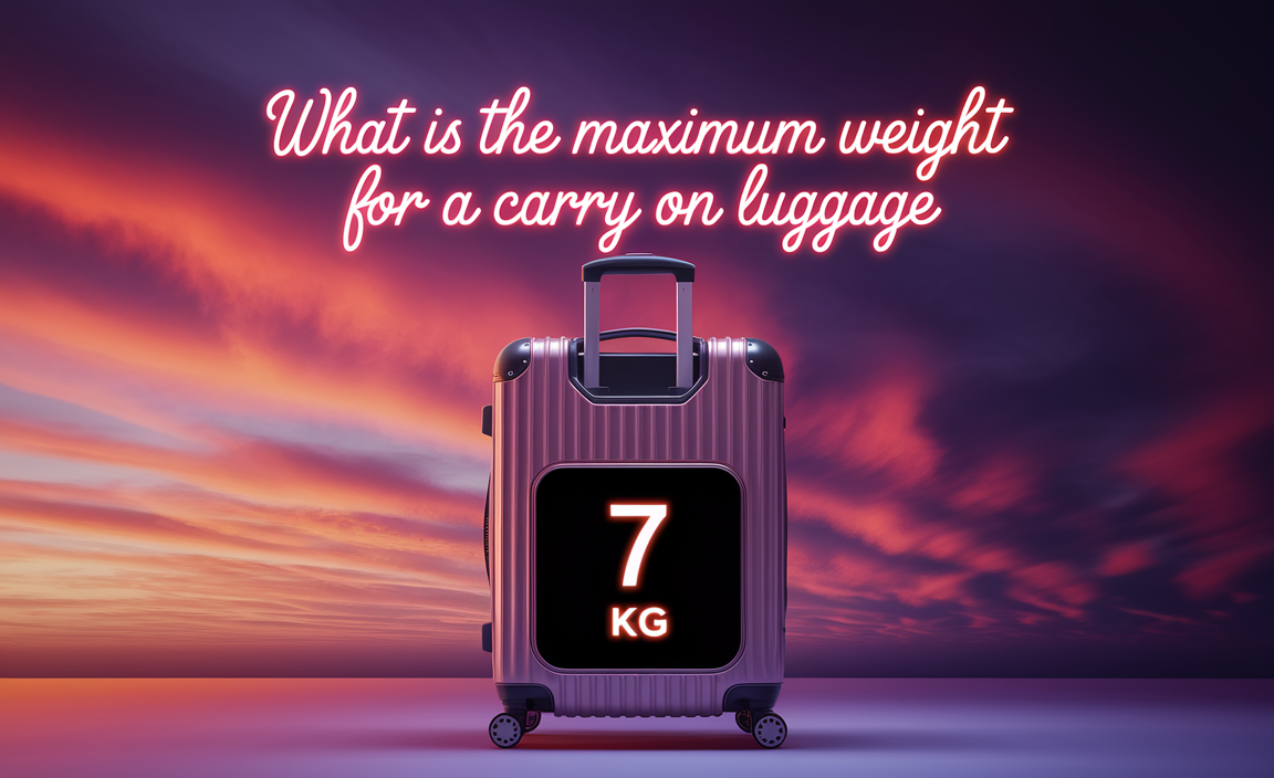 What Is The Maximum Weight For A Carry On Luggage