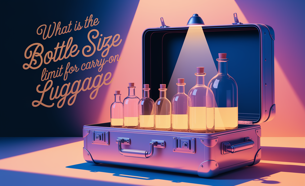 What Is the Bottle Size Limit for Carry-On Luggage