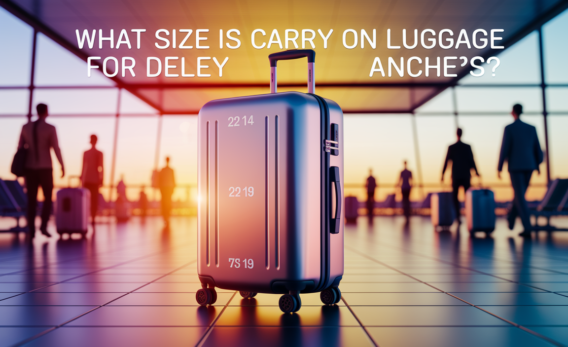 What Size Is Carry On Luggage For Delta Airlines