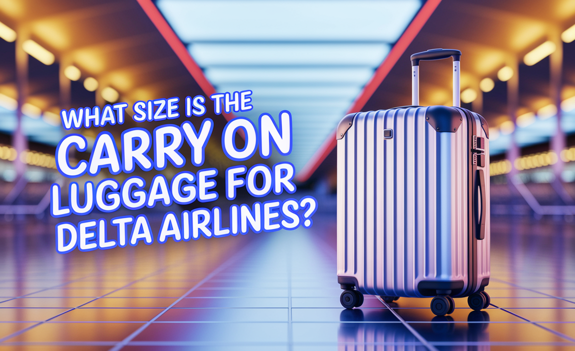 What Size Is The Carry On Luggage For Delta Airlines