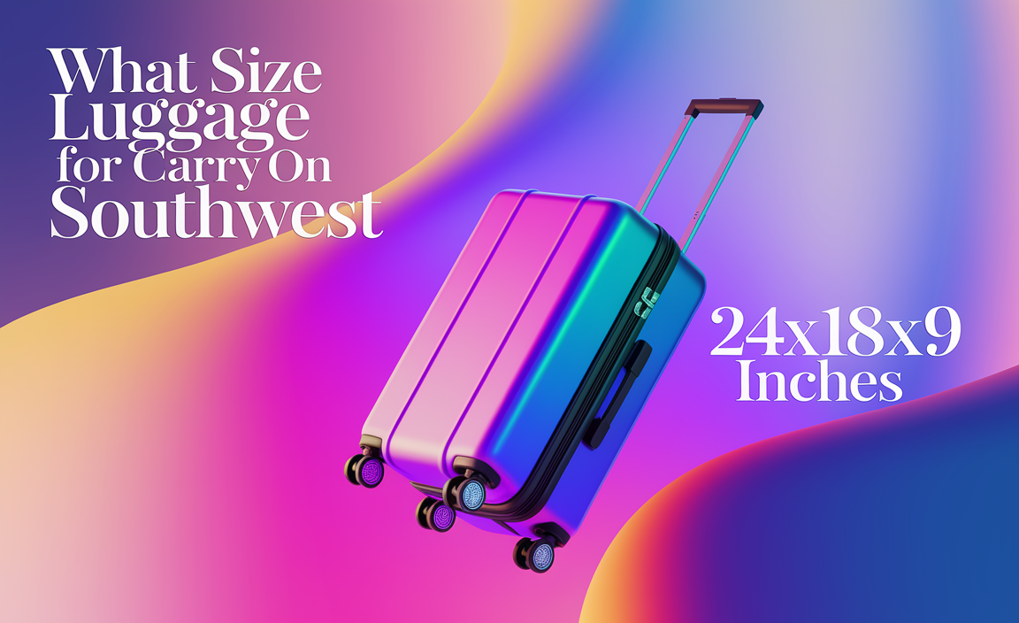 What Size Luggage For Carry On Southwest