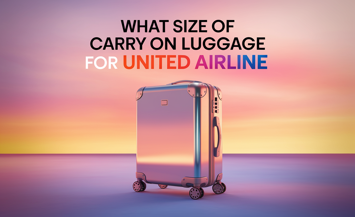 What Size Of Carry On Luggage For United Airline
