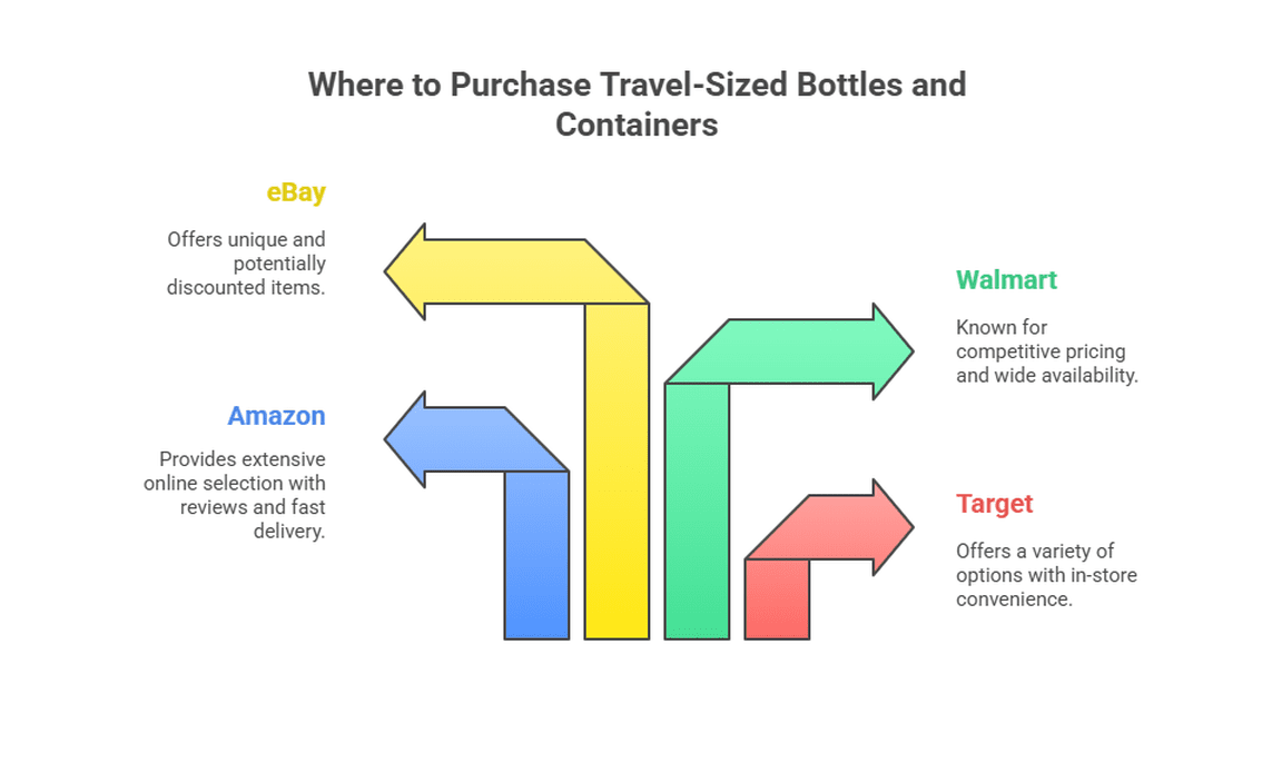 Where to Purchase Travel-Sized Bottles and Containers