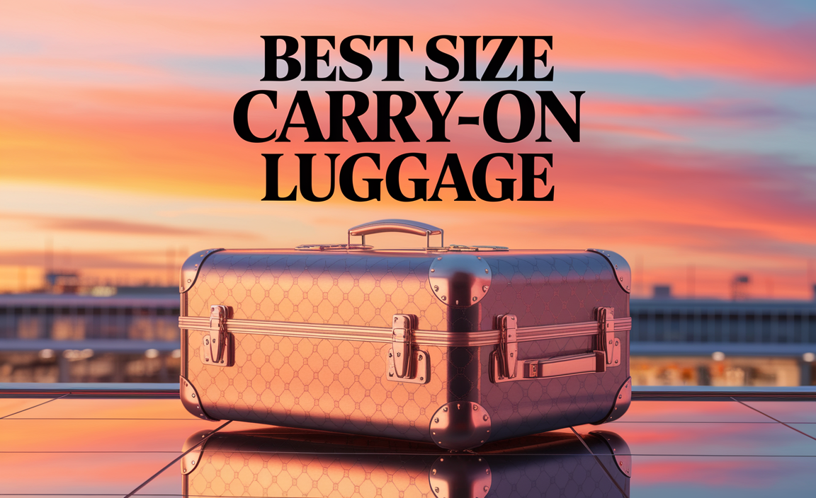 best size carry on luggage