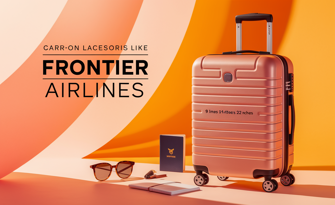 carry on luggage size for frontier airlines
