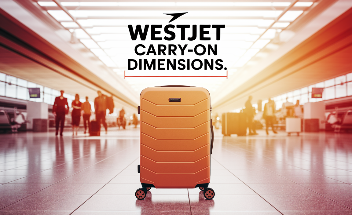 dimensions for carry on luggage westjet