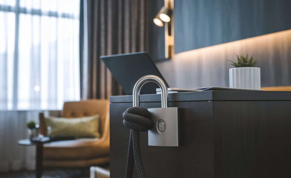 Best Practices for Using a Laptop Lock in Hotel Settings