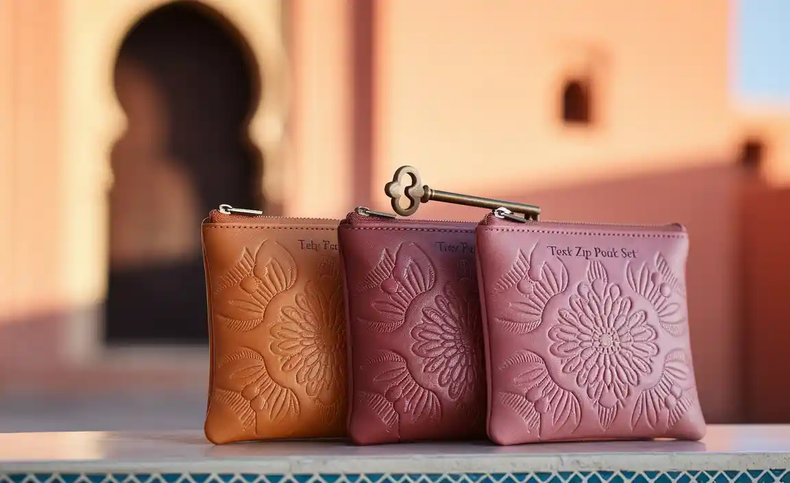 Essential Zip Pouch Set For Organized Travel And Storage