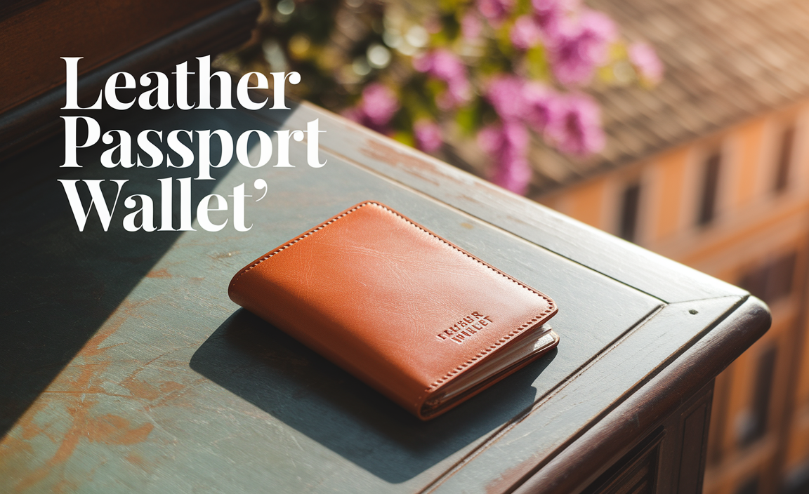 Leather Passport Wallet