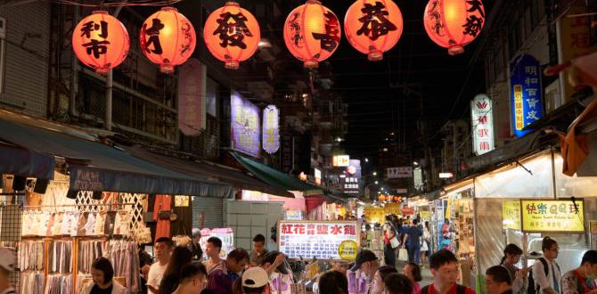 midnight market food tours in Taiwan